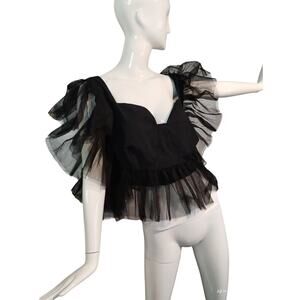 Truth Women's size 3Xl Whimsigoth Witchy Vampire Emo Fairygoth Rock Tulle Top